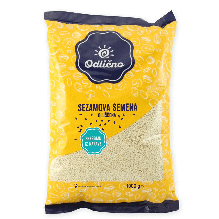Sezamova semena oluščena Odlično