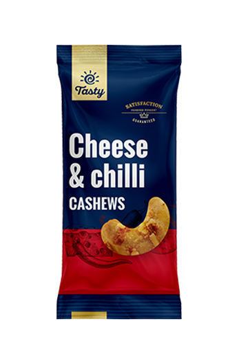 Cheese & Chilli Cashews Tasty, 60 g